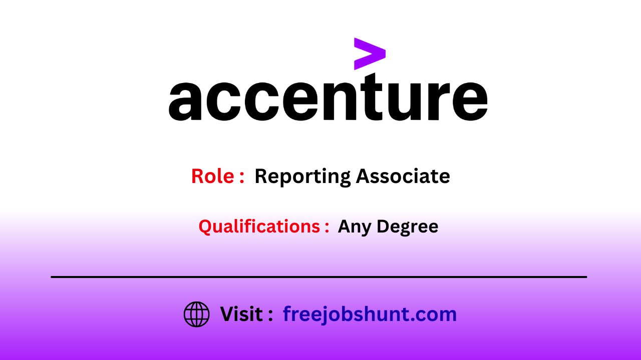 Accenture Recruitment 2026 hiring Measurement & Reporting Associate in Bangalore